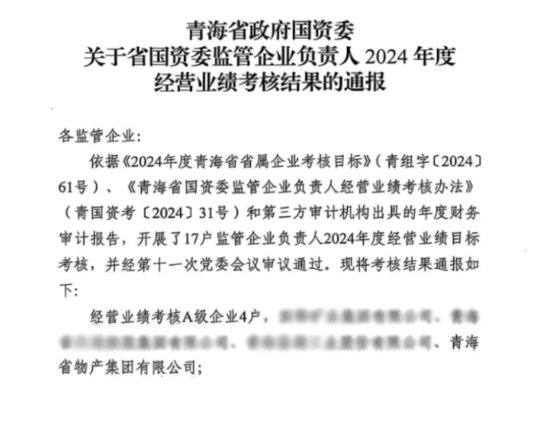喜報(bào)！省物產(chǎn)集團(tuán)榮獲經(jīng)營(yíng)業(yè)績(jī)考核A級(jí)