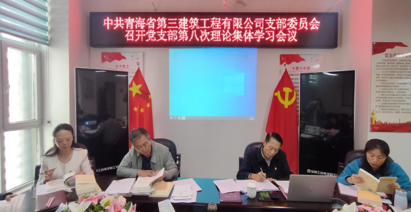 三建公司黨支部召開第八次理論集體學(xué)習(xí)會 ----集團黨委委員、紀委書記講主題教育專題黨課