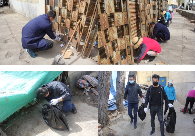 中共青海省第三建筑工程有限公司支部委員會開展“黨旗領(lǐng)航，愛衛(wèi)同行”主題黨日活動